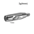 316L stainless steel skin punch piercing tool head in 2g 6mm size with 7.4mm diameter - 6mm
