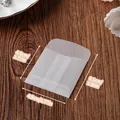 Small semi-transparent vellum envelope 4.5x6.5cm for jewelry and nail art packaging - 4.5cm x 4.5cm