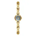 Elegante reloj de pulsera vintage dorado con esfera de abulón natural para mujer francés - Oro Gris MOP