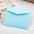 High quality light blue Western style paper envelope for small greeting cards and letters - 10.2x12.6cm / Blue