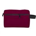 Burgundy waterproof oxford cloth storage bag with zipper and convenient wrist strap - Burgundy