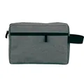 Gray waterproof Oxford cloth digital storage bag with front zipper and handle - Dark Gray