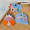 Adorables llaveros de pulpo y cangrejo de peluche para decorar bolsos y mochilas - Colgante de Cangrejo y Pulpo