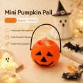 Μίνι κουβάς καραμέλας κολοκύθας Halloween για λιχουδιές, μέγεθος περίπου 7x5,5 εκ. - Στυλ Κολοκύθας (Trick Or Treat) / 1 Τεμάχιο