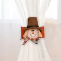 Creative scarecrow curtain buckle decoration for Thanksgiving home decor with Velcro strap - Male Scarecrow Style (XD25511)