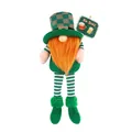 St. Patrick's Day gnome doll with green hat and orange beard holding I'm Irish sign - Plaid Beer Style