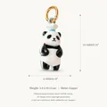 Simpatico ciondolo panda chef in rame per creazione gioielli, collezione regno animale - 10 Ciondolo Panda Solo (Senza Catena)