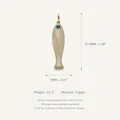 Vintage fish shaped pendant in copper material with blue eye detail and drip oil finish - 9mm Wide / Blue Fish Style