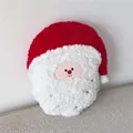 Festive red and white Santa Claus plush pillow for Christmas holiday home decoration - Santa Claus (Plush Pillow) / 40CM / Red