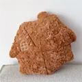 Soft plush gingerbread house shaped decorative throw pillow for Christmas home decor - Christmas Gingerbread House (Long Plush) / 40CM / Brown