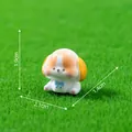 Cute tiny puppy figurine doll, 1.9cm height, for DIY micro landscape decoration. - 1.9x2.1x1.4cm / Beagle