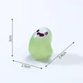 Luminous mini ghost figurine with dimensions 3x2.5cm for DIY micro landscapes - Luminous Ghost / Green