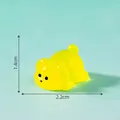 Miniature yellow luminous puppy figurine micro-landscape DIY ornament 2.2cm x 1.4cm - 2.2cm x 1.4cm / Yellow