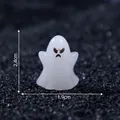 Mini-Halloween-Geist-Figur mit wütendem Gesicht für DIY-Deko, 2,4 cm hoch - Grimmig (2#) / 1.9x2.4cm