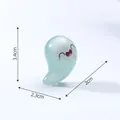 Cute mini luminous ghost figurine for micro landscape gardening with dimensions - Luminous Ghost / 6# Blue Marble