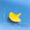 Yellow ginkgo leaf miniature figurine for aquarium landscaping, measures 2.6cm in length - Ginkgo