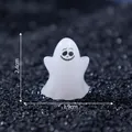 Miniatur Halloween Geist Figur für DIY Basteln, Deko und Mikrolandschaften online - Stirnrunzelnd (6#) / 1.9x2.4cm
