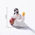 Miniature ancient Chinese poet figurine for DIY fairy garden and terrarium landscape - 3.2x2.5cm