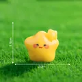 Mini figura de estrella amarilla linda para decoración de paisajes de jardín DIY, 2 cm - 3# Estrellita
