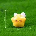 Figura miniatura de estrella amarilla ángel con alas para decoración de jardín, 2cm - 4# Estrella Ángel
