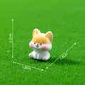 Cute miniature Shiba Inu dog figurine for micro landscape DIY crafts and home desk decor - Shiba Inu