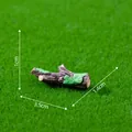 Miniature resin log decoration with moss for DIY gardening micro-landscapes - Straight Branch (1#) / 3.5x1.4x1cm