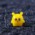 Mini yellow resin monster figurine for micro landscape DIY, size 1.8x1.8 cm - 1.8x1.8cm / Yellow