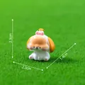 Cute miniature puppy figurine 2.3cm tall for micro landscape DIY craft decoration - Maltese
