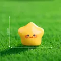 Figura de estrella amarilla en miniatura con cara linda para decorar jardines de hadas - 6# Estrellita Amarilla