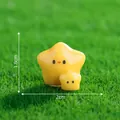 Figuritas de estrellas amarillas en miniatura para jardinería DIY y micropaisaje - 7# Estrella Gemin