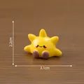 Miniature yellow sun figurine for DIY dollhouse decoration, 3.1x2.2cm micro landscape ornament - Healing Tiny Object (C2760) / 2# Sun
