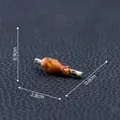 Realistic miniature fried chicken leg figurine for DIY resin crafts and dollhouse decor - Fried Chicken Drumstick Style (1#)