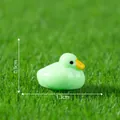 Miniature light green duck figurine for DIY landscape decoration, size 1.3x0.9cm - 1.3x0.9cm / Little Green Duck