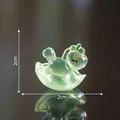 Light green luminous resin rocking horse miniature figurine 2cm size for micro landscape - 2x2cm / Green