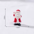 Figurine miniature de Père Noël pour paysage de neige DIY, 2,8cm x 1,5cm - Faisant Signe