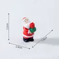 Miniatuur Kerstman figuurtje voor DIY decoratie, afmetingen 3,5x2,4x1,8 cm. Kerst. - 3.5x2.4x1.8cm / 3# Kerstman met Cadeau
