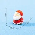 Adorable miniature Santa Claus figurine for Christmas DIY micro-landscape décor - 2.7x2.5x1.9cm / Santa Claus