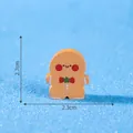 Miniature gingerbread man Christmas ornament for DIY crafts, size 2.7cm by 2.3cm - Gingerbread Man / 2.7x2.3cm