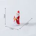 Schattig miniatuur kerstmanbeeldje met ster voor DIY sneeuwlandschap decoratie projecten - 3.6x1.7x1.7cm / 4# Kerstman met Ster