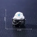 Miniature Halloween witch cauldron with ghost resin ornament, 2.4x2.1cm size detail. - Witch Cauldron (C3112) / 4# Little Ghost Style