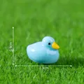 Miniature blue duck figurine for DIY garden landscaping, 1.3cm width and 0.9cm height - Blue Duck
