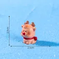 Miniature Christmas reindeer figurine for DIY micro landscape decoration height 2.9cm - Deer / 2.9x2.5cm