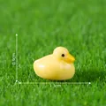 Adorable miniature yellow duck figurine for micro landscape DIY gardening décor accessory - Yellow Duck