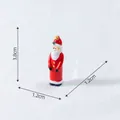 Süße Miniatur-Weihnachtsmann-Figur für DIY-Schneelandschaft-Dekoration 3,8x1,2 cm - 6# Stehender Weihnachtsmann