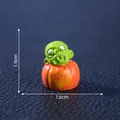 Miniature de tête de zombie d'Halloween dans une citrouille, vue variante de 1,9 cm - 7 # Evil pumpkin