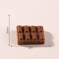 Realistic miniature brown chocolate bar food play accessory 2cm for DIY crafts and decor - Style 7 Chocolate (Long Bar) / 2x0.6cm / Chocolate