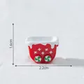 Decorazione trenino di Natale rosso in miniatura con dimensioni per paesaggio neve - 10# Vagone Rosso