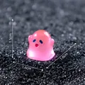 Cute mini pink luminous ghost figurine for DIY micro landscape decor, size 1.5x1.6cm - Rose Red Ghost (C3801) / Rose Red