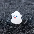 Cute noctilucent ghost figurine miniature for DIY crafts with 1.5cm height dimension - Cream White Ghost (C3801) / Cream