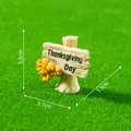 Miniature Thanksgiving Day wooden sign for garden landscaping DIY ornament decoration. - 5# Thanksgiving Sign